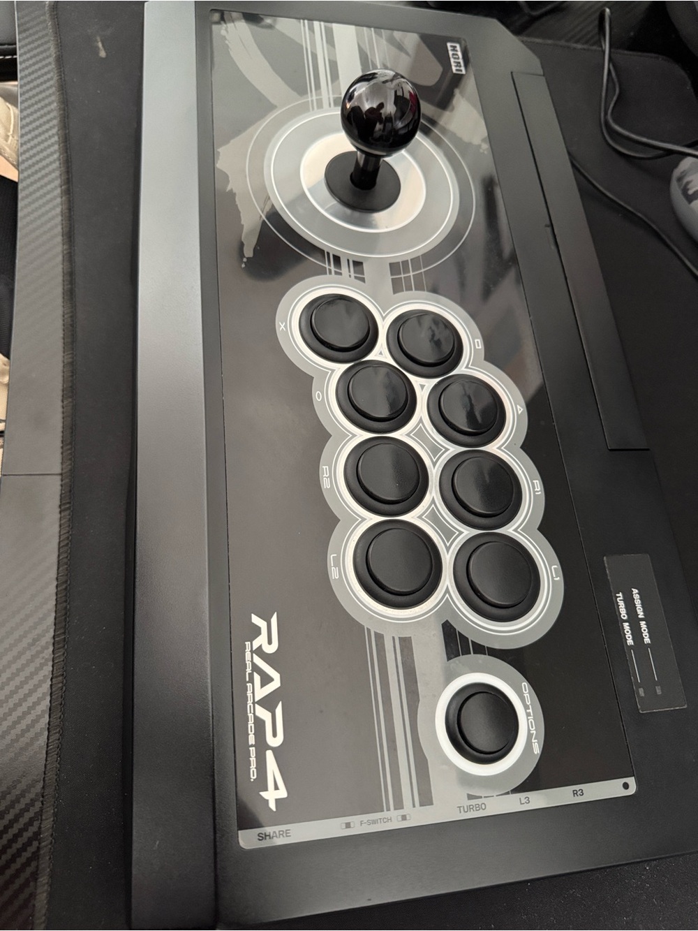 Hori RAP4 Arcade Fight Stick - Black/Grey for PS4/5